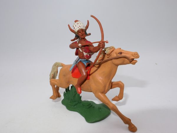 Britains Swoppets Medicine man riding with bow