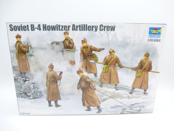 Trumpeter 1:35 Soviet B-4 Howitzer Art. Crew, No. 427 - orig. packaging, top condition