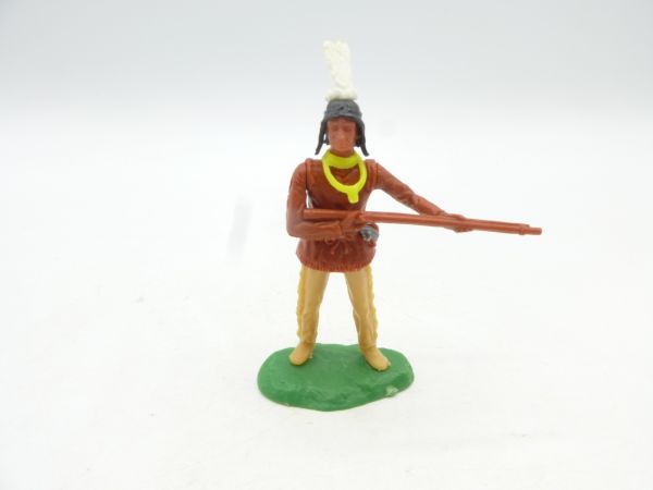 Elastolin 5,4 cm Indianer stehend Gewehr schießend
