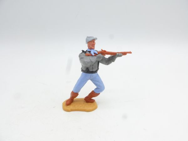 Timpo Toys Southerner standing shooting rifle, black braces
