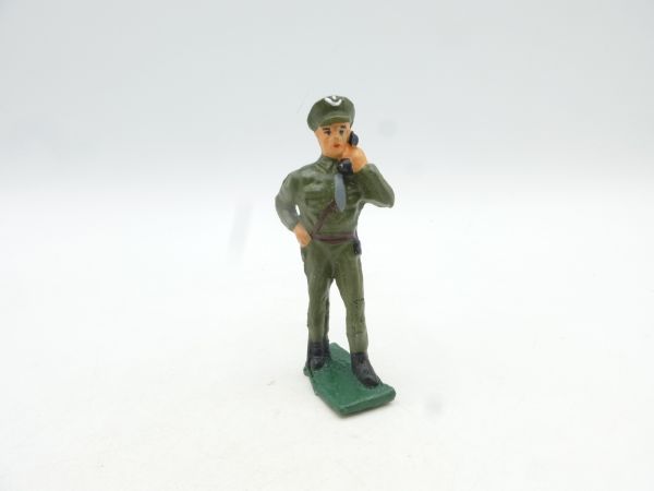 Soldat / Polizist mit Telefon (Höhe ca. 7 cm) - siehe Fotos