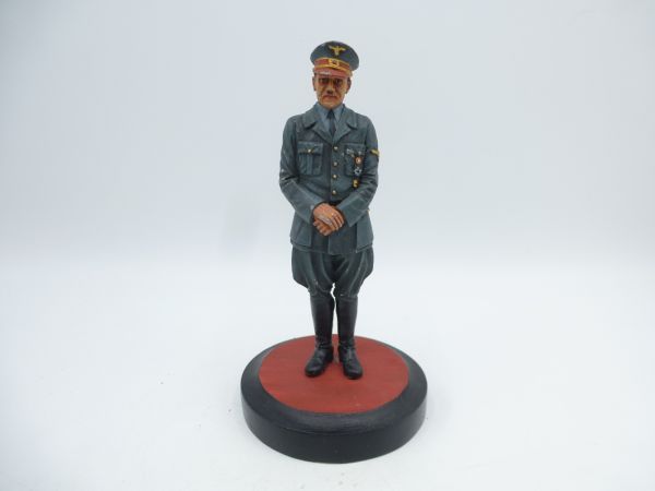 Adolf Hitler on pedestal, metal figure, approx. 12 cm high
