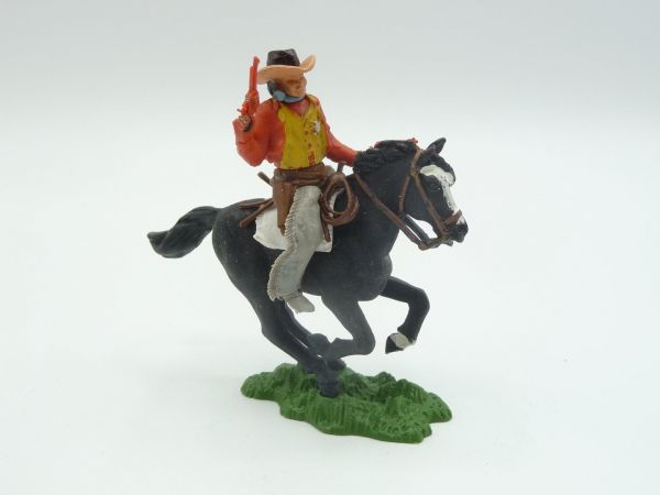 Britains Swoppets Sheriff riding with 2 pistols