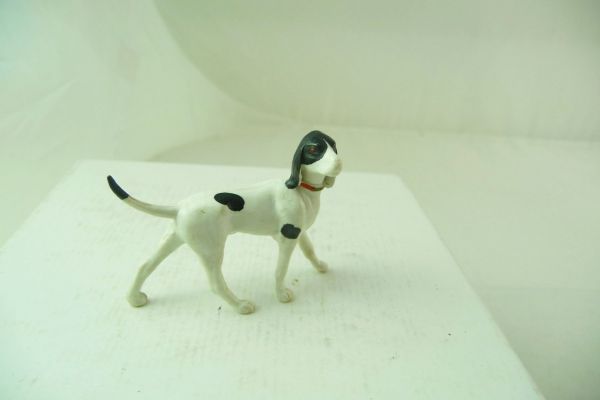 Starlux Hunting dog, white/black - top condition