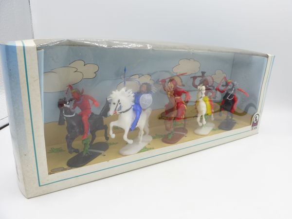 Jean Indian riding (5 figures) - in blister box, unused