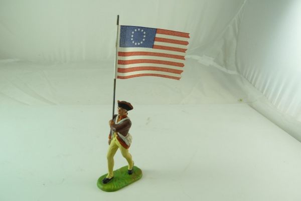 Preiser 7 cm Regiment Washington; Fahnenträger im Marsch, Nr. 9136