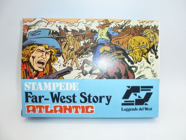 Atlantic 1:72 Far West Story: Stampede, No. 1113 - orig. packaging, on cast