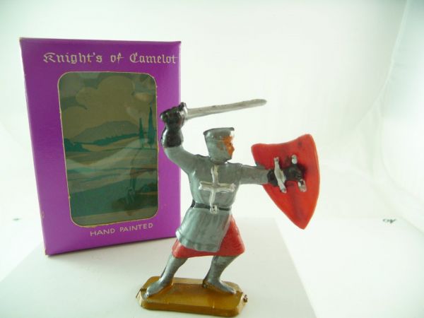 Starlux Knight's of Camelot - knight with sword + shield, grey