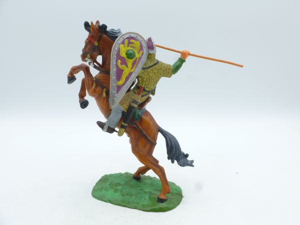 Elastolin 7 cm Norman on horseback, No. 8882