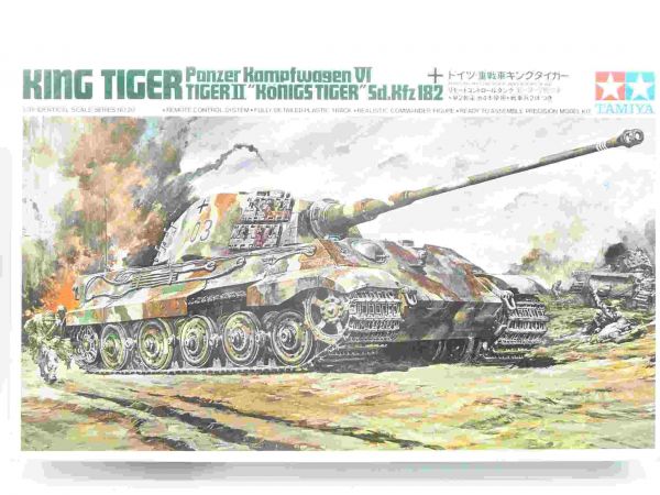 TAMIYA 1:35 King Tiger Panzer Kampfwagen VI, Tiger II "Königstiger" Sd. Kfz 182