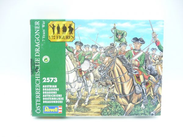 Revell 1:72 Austrian Dragoons (7 Years War), No. 2573 - orig. packaging, figures on cast