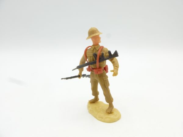 Elastolin 7 cm Soldier Africa Corps with 2 weapons