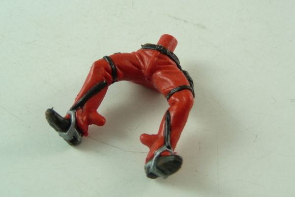 Timpo Toys Mounted red Cowboy lower part, 4th version - rare