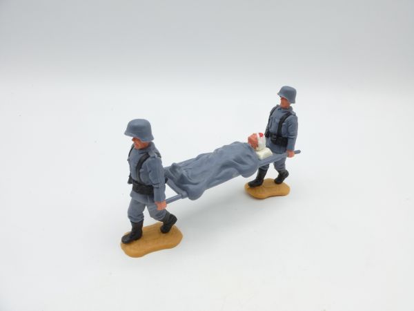 Timpo Toys Germans, stretcher bearers, 2-piece heads