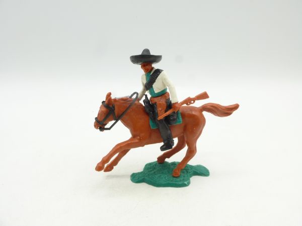 Timpo Toys Mexican riding with pistol + rifle