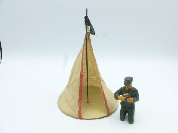 Military tent for compound figures, diameter 9 cm (without figure)