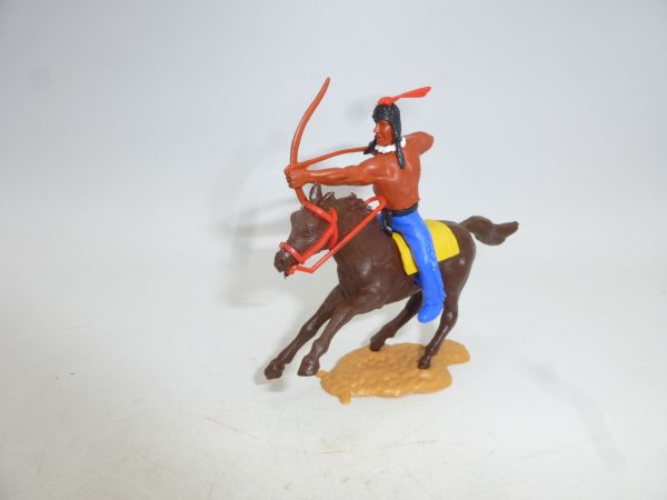 Timpo Toys Indianer 2. Version reitend mit Bogen