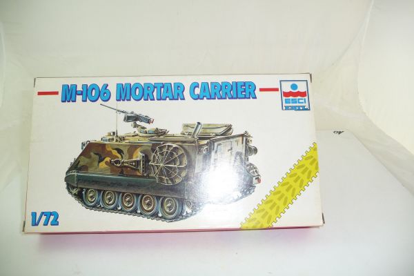 Esci 1:72 M-106 Mortar Carrier, No. 8337 - orig. packing, parts on cast