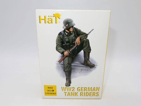 HäT 1:72 WW II German Tank Riders, No. 8262 - orig. packaging, on cast