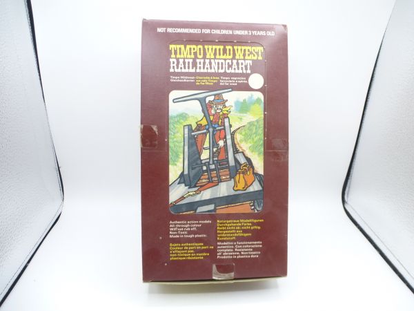 Timpo Toys Empty box Draisine / Rail Handcart, ref. No. 1032