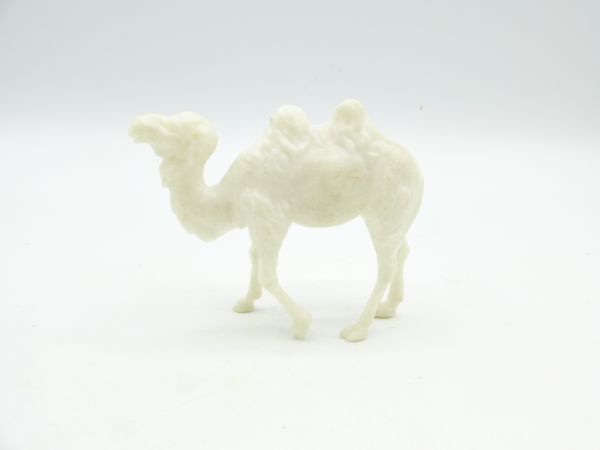 Heinerle Kamel gehend in seltenem Weiß