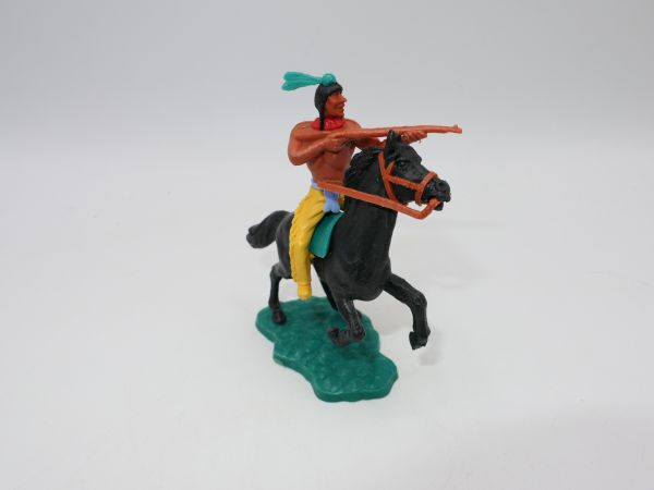Timpo Toys Indian 3rd version riding with rifle