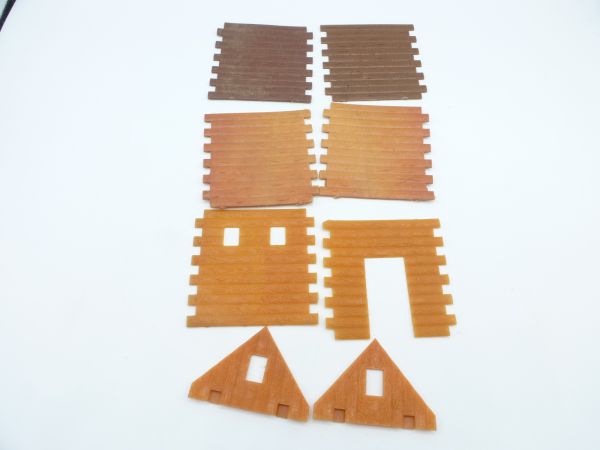Heinerle Log cabin, 8 pieces, different colours