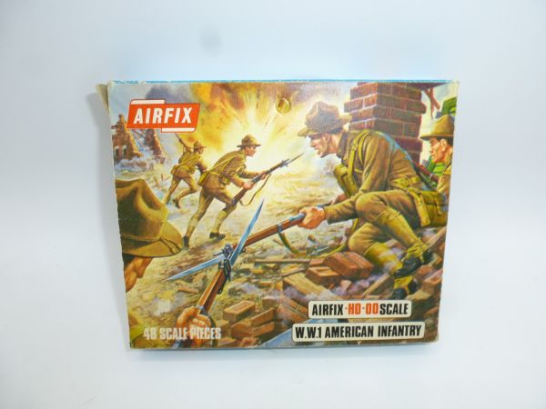 Airfix 1:72 WW I American Infantry, No. S29 - orig. packaging (Blue Box), loose