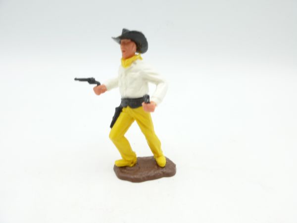 Timpo Toys Cowboy standing with 2 pistols (pistols not Timpo) - great combination