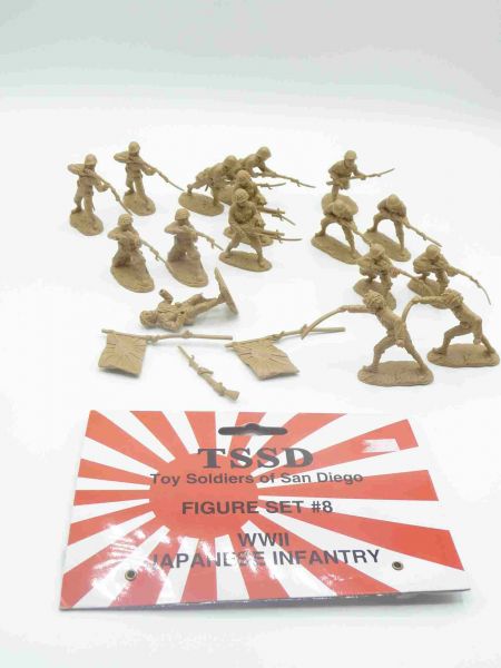 TSSD 16 Japaner von Figure Set No. 8, Japanese Infantry