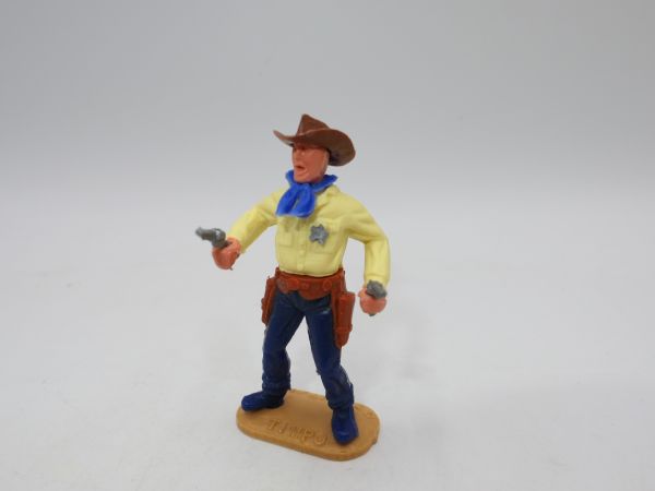 Timpo Toys Sheriff standing, light yellow