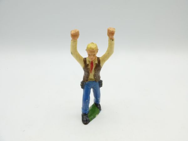 Heimo Cowboy standing, hands up (hard plastic)