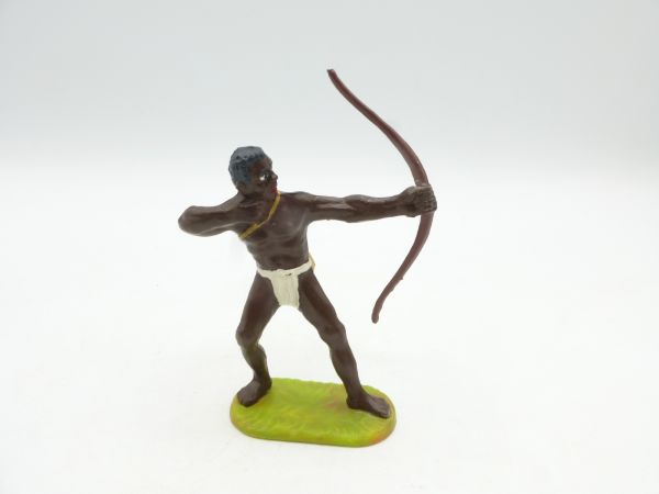 Preiser 7 cm African standing with bow, No. 8208 - top condition