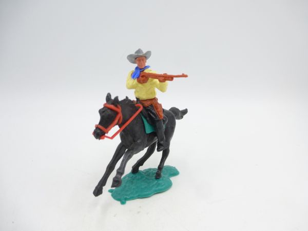 Timpo Toys Cowboy 2nd version riding, shooting gun