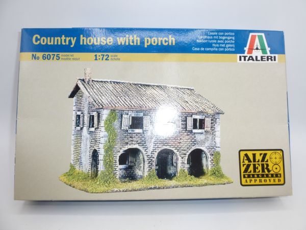 Italeri 1:72 Country House with porch, No. 6075 - orig. packaging, sealed box