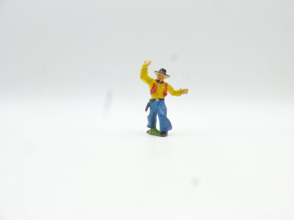 Heimo Cowboy in fistfight, yellow shirt (hard plastic)