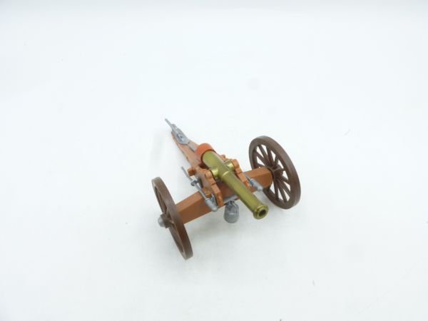 Timpo Toys Civil War Gun (brown chassis, brown wheels)