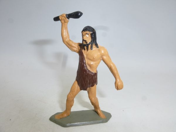 Starlux Neandertaler mit Keule - seltene Figur aus Set "Mammutjagd" FS 40001