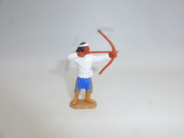 Timpo Toys Apache stehend, weiß, Bogenschütze