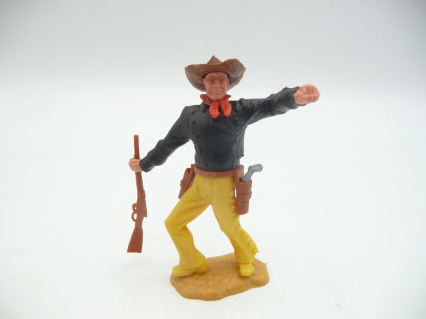 Timpo Toys Cowboy 2. Version stehend mit Gewehr seitlich
