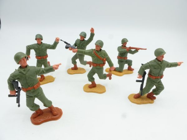 Timpo Toys Amerikanische Soldaten (6 Figuren) - schönes Set