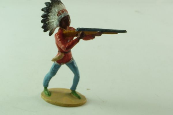 Merten Indian standing, firing