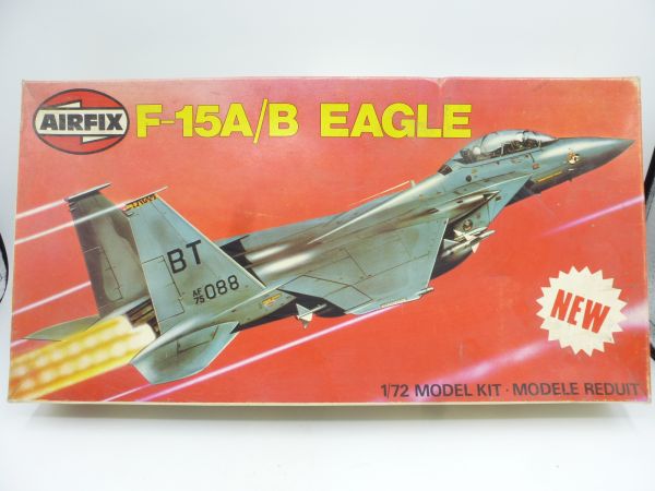 Airfix 1:72 F-15 A/B Eagle, Nr. 05015-7 - OVP, frühe Box, mit Lagerspuren