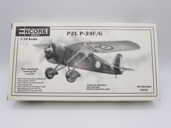 Encore Models 1:72 PZ I P-24 F/G, No. 1015 - OPV
