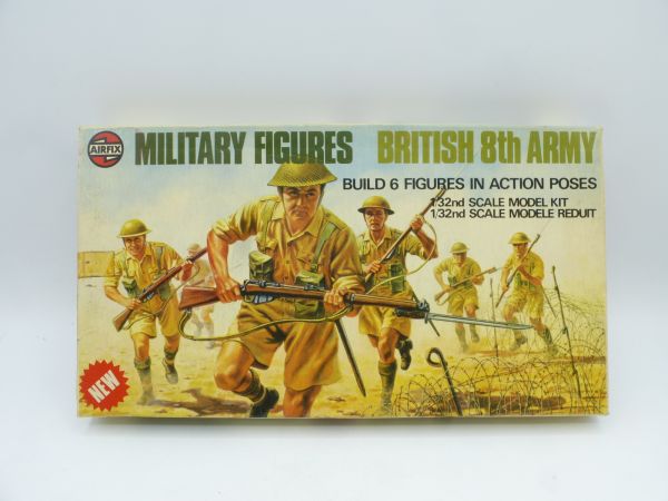 Airfix 1:32 Multipose Military Figures "British Eighth Army", No. 03580-0