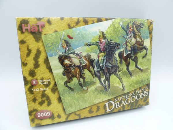 HäT 1:32 Napoleonic French Dragoons, No. 9009 - orig. packaging, complete