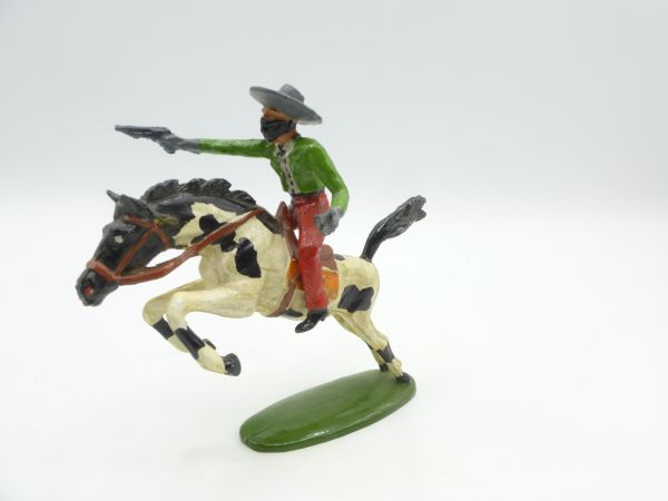Merten Bandit riding - on great early horse, early painting