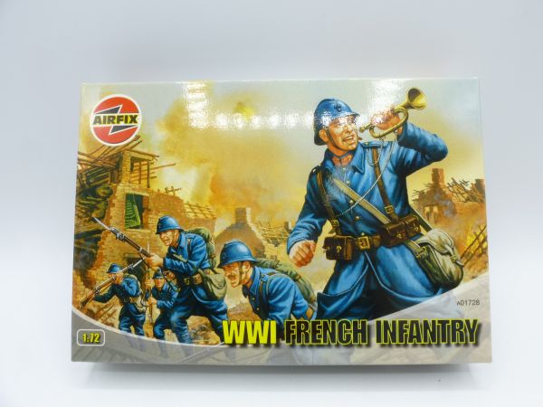 Airfix 1:72 Silver Box: WW I French Infantry, No. A01728 - orig. packaging