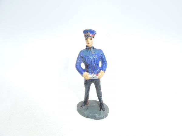 Elastolin Masse Polizist stehend (Höhe ca. 6 cm)