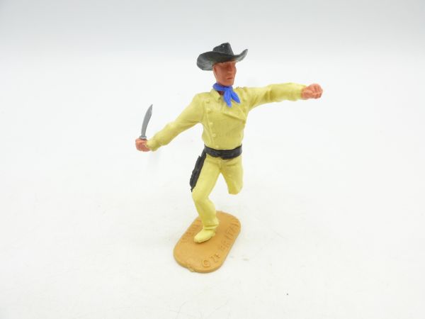 Timpo Toys Cowboy running with knife
